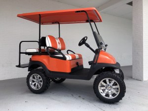 Tidewater Carts Superstore - Clemson Golf Cart Orange 02